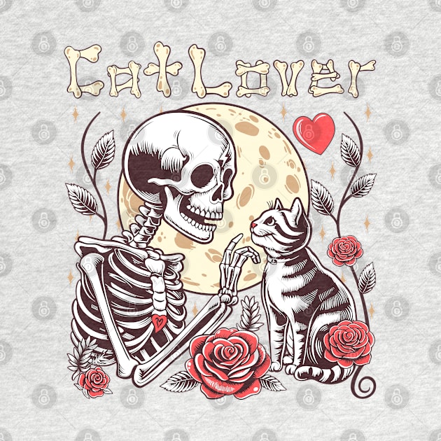 Cat Lover Skeleton by ilhnklv